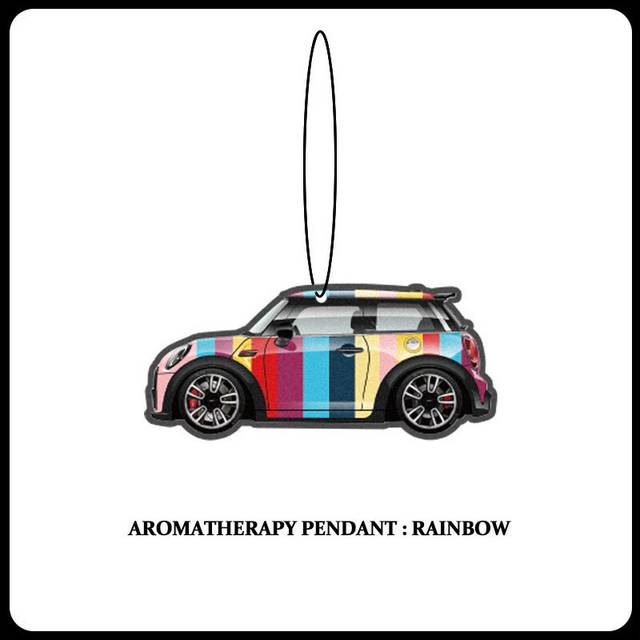 (Rainbow) For Mini Cooper F56 R55 R60 Universal Car Aromatherapy Pendant Fragrant