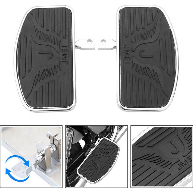 Motorcycle Rear Passenger Floorboards Footboard Foot Peg Rest Mount For Harley Sportster XL883 1200 X48 72 Dyna Softail 02-21