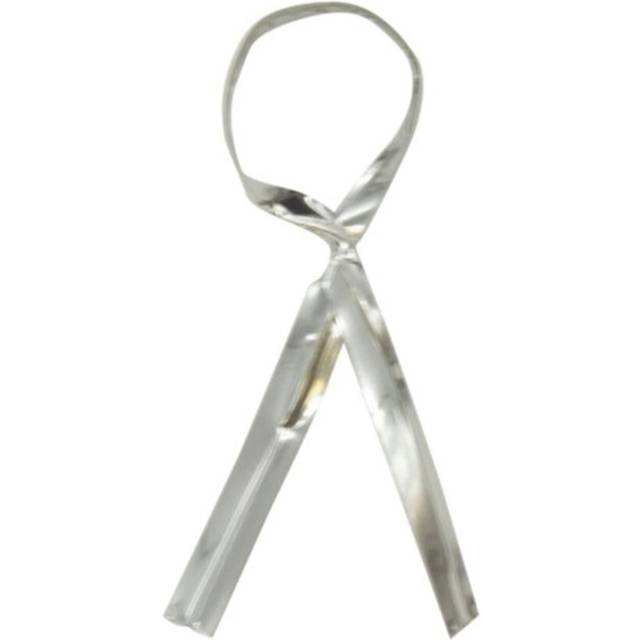 (Silver, 8cm (700 Pcs)) Twist Ties - 80mm & 100mm - 7 Colours - Packs of 50, 100, 150, 200 & 700