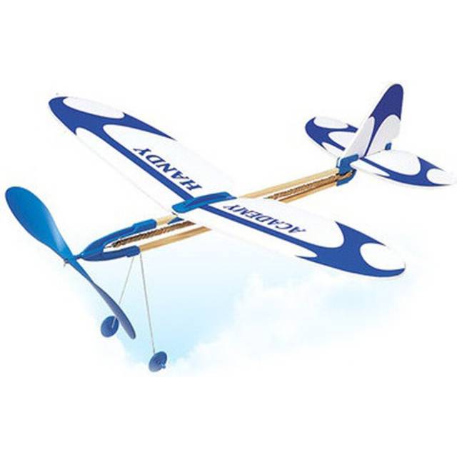 ACADEMY HANDY RUBBER BAND-POWERED MODEL AIRPLANE KIT #18500