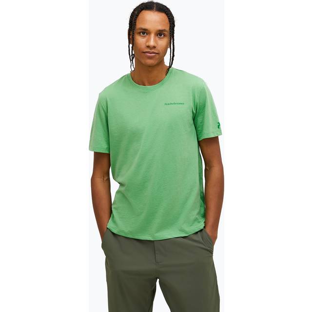 Peak Performance Explore Logo Tee T-shirt Herr Storlek XL Färg grön
