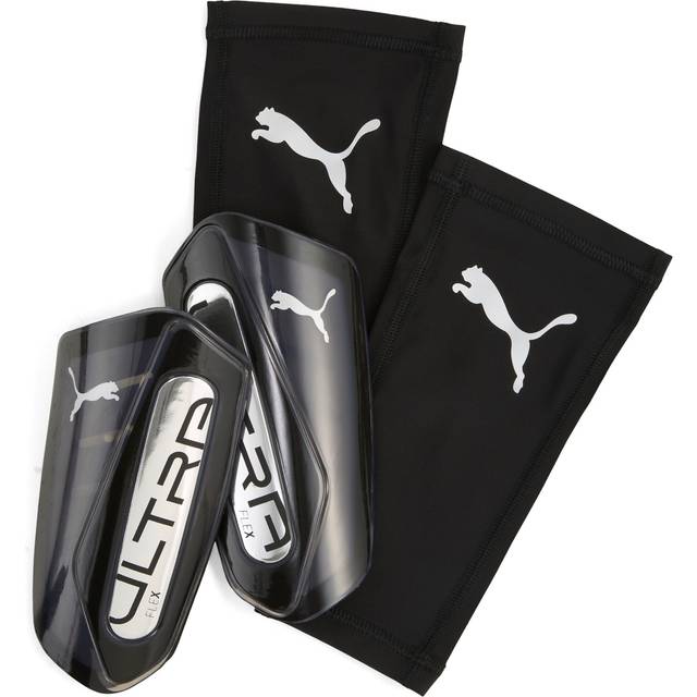 PUMA Benskydd Ultra Flex Sleeve Eclipse - PUMA Svart/PUMA Silver - ['Svart'] (Large)