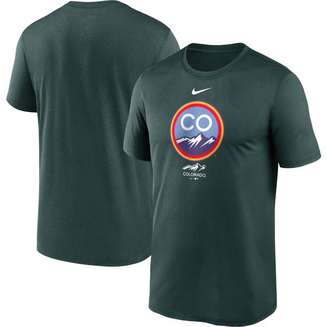 Colorado Rockies Nike City Connect Legend Practice Velocity T-Shirt - Mens