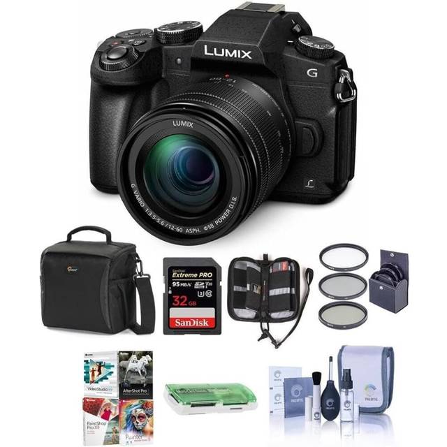 Panasonic Lumix DMC-G85 Body (Black) + 12-60mm f/3.5-5.6 ASPH. POWER O.I.S. Lens (H-FS12060) (Retail Box)