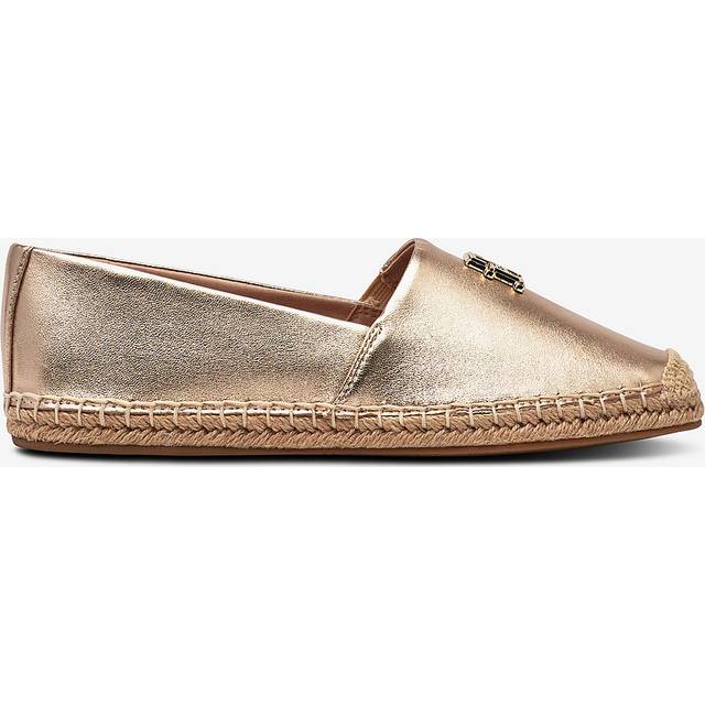 TOMMY HILFIGER Espadrillaer sand / guld - 36