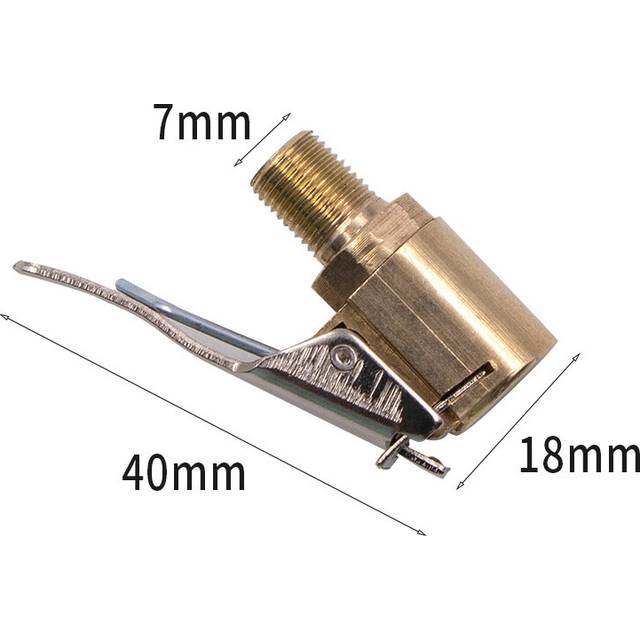 (3) Car Tire Valve Pump Nozzle Deflated Clamp Motorbike Air Chuck Inflator