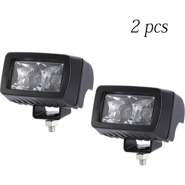 2 Pcs 3 Inch 20W Waterproof LED Light Bar 12V 24V 6500K Lights Portable