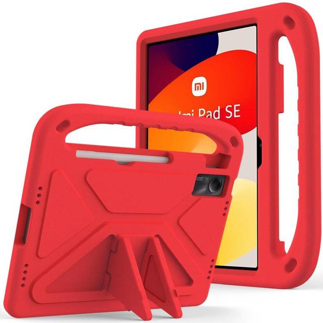 (green, Redmi Pad SE 2023) Eva Portable Shockproof Kids Safe Handle Stand Tablet Cover For Xiaomi Redmi Pad Se 2023 11 Inch Case