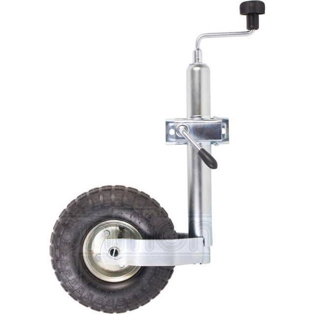 Streetwize 48mm Jockey Wheel with Pneumatic Tyre & Clamp Split Trailer Caravan
