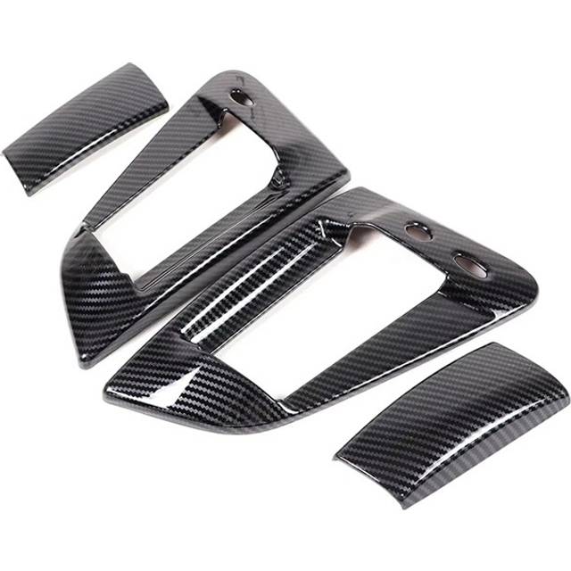 (carbon fiber) For Nissan 370Z Z34 2009-2020 ABS Carbon Fiber Outer Door Pull Handle Panel Trim Cover Car Retrofitting Accessories