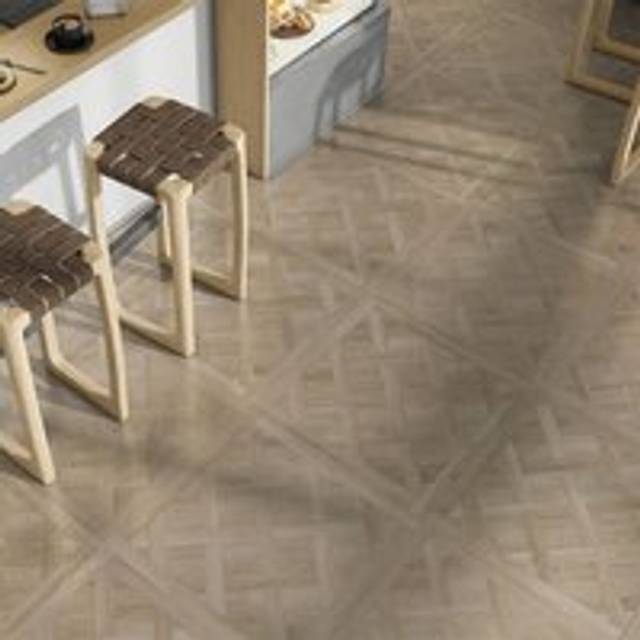 Bordeaux Parquet Oak Wood Effect Porcelain Floor Tile - 600mm x 600mm Total Tiles