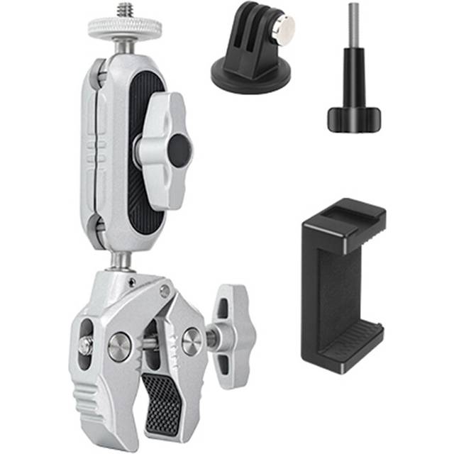 Sports Camera Bracket Set, Cycling Bracket, Suitable for Gopro12, Camera, Motorcycle Crab Clamp