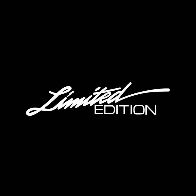 (White) 16x3.8cm Creative Limited Edition Car Sticker Decals Fashion Car Body