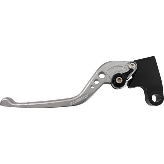 Biketek adjustable cnc moto long clutch lever titanium / black adjuster - c107