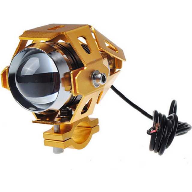(Yellow) U5 3000LM Motorcycle LED Headlight Waterproof High Power Spot Light