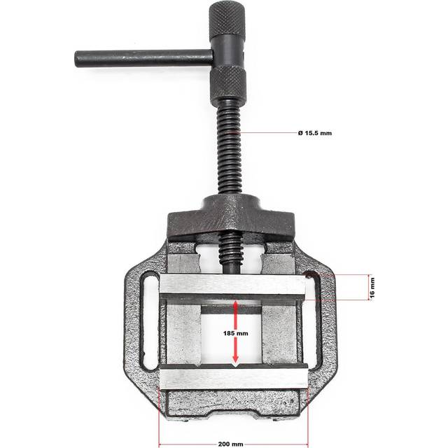 Machine Vice 200mm Uniaxial Workshop Workbench Bench Vice Milling Vice