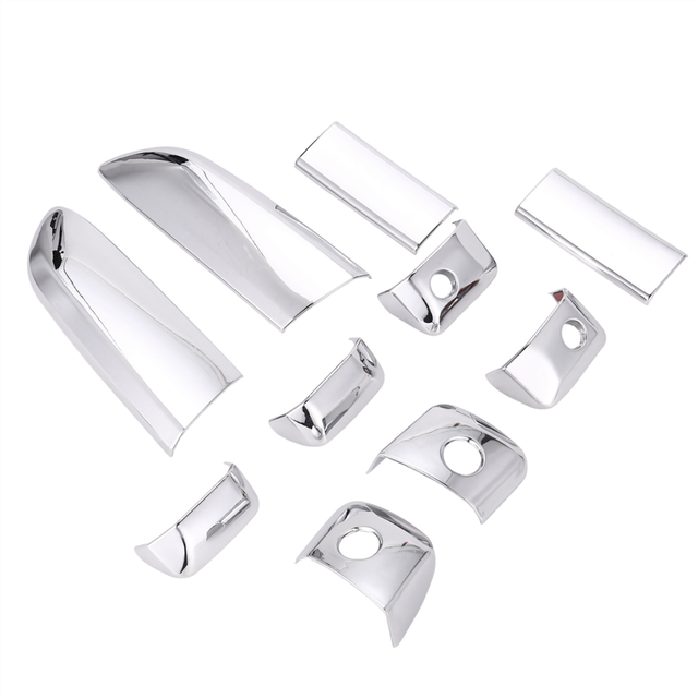 10 Car ABS Chrome Door Handle Bowl Panel for 2005-2015