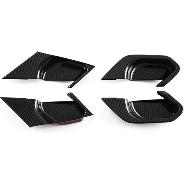 (Carbon Fiber Pattern) For BMW 5 Series G60 2024 Inner Door Handle Bowl Cover Trim Decoration Interior Accessories ,ABS Carbon Fiber
