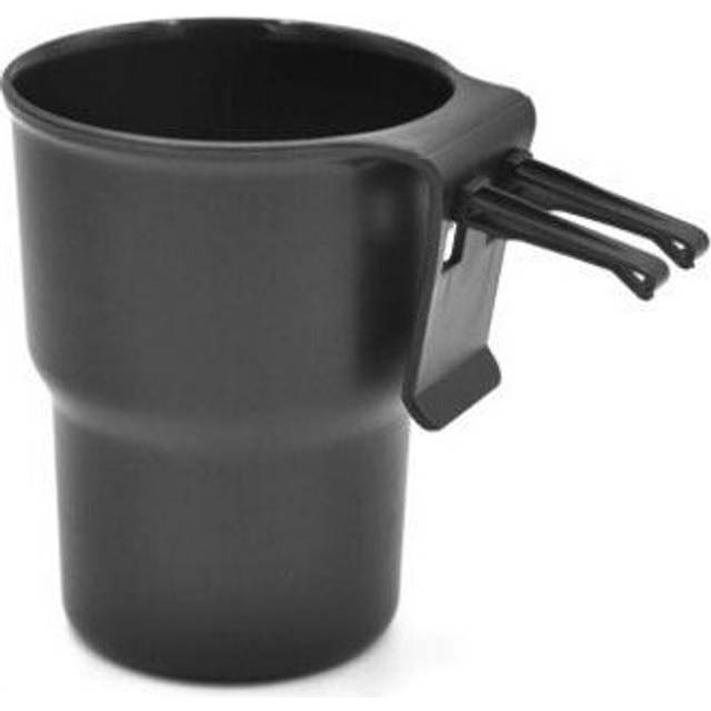 (Black with air clip) Universal Car Cup Holder For Hanging Air Vent Outlet Bottle Door Mounting