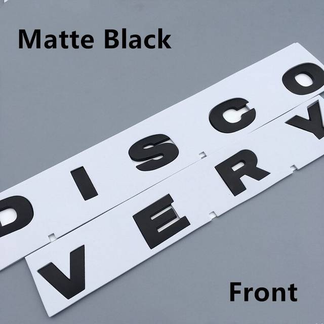 (D-Matt Black) Chrome Car Styling Trunk Logo Letters Emblem Badge Sticker Cover For Range