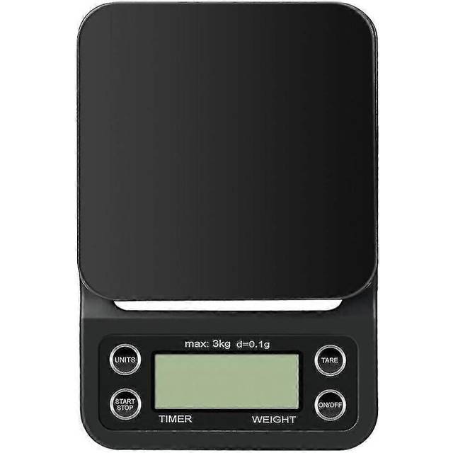(As show, One size) Digital Coffee Scale With Timer, Multifunction Portable With Display