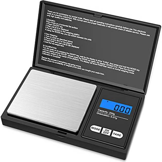 Digital Pocket Scale Digital Kitchen Food Scale Weight in Grams and Ounces Suitable for Powder Herbs Spices