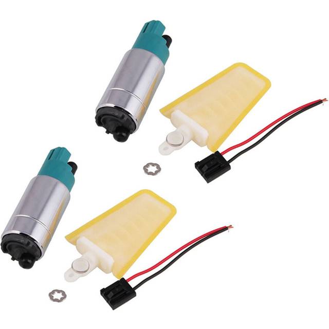 2X Universal Replacement In-Tank Electric Fuel Pump Install Kit Replace 38mm for