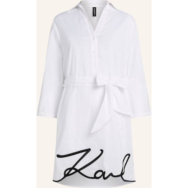 Karl Lagerfeld Strandkjole - Sort/Hvid