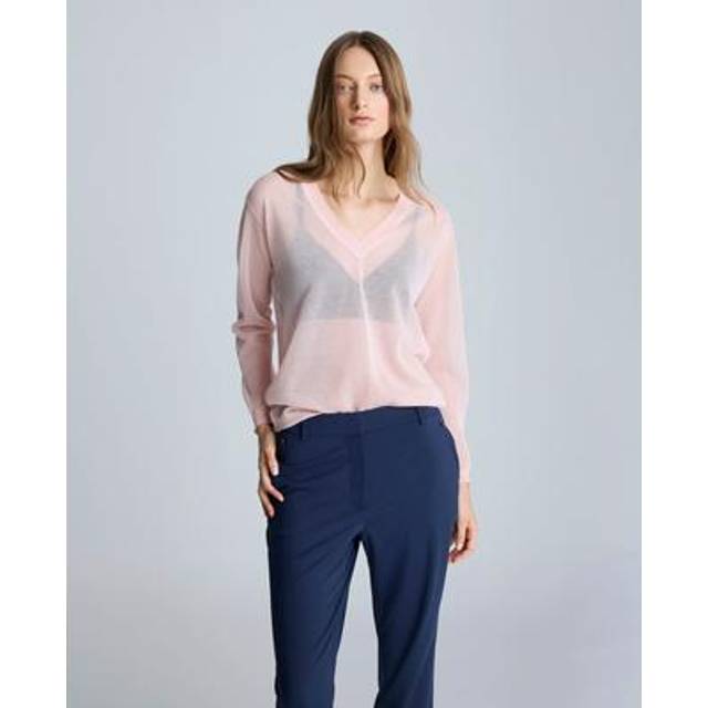 Kenneth Cole Sheer Oversized Sweater