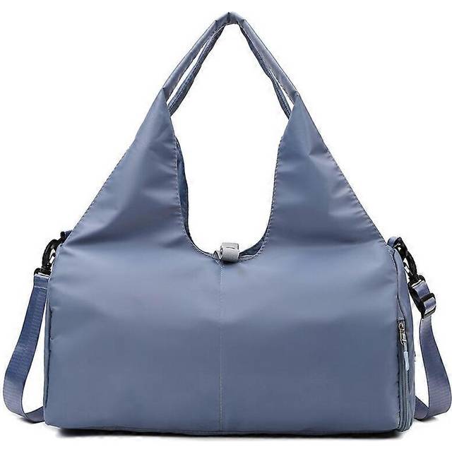 (green, One size) Yoga Mat Bag Large Yoga Mat Tote Sling Carrier with Pockets Fits Mats with Shoes Bag and Wet Compartment Ladies Pilates Gym Bag with