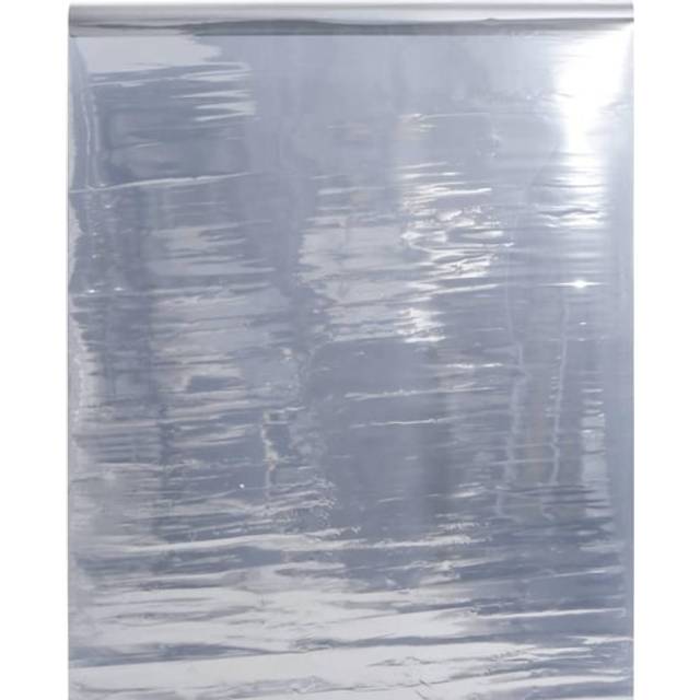 Solar Film Static Reflective Effect Privacy Window Film Silver pvc Vidaxl