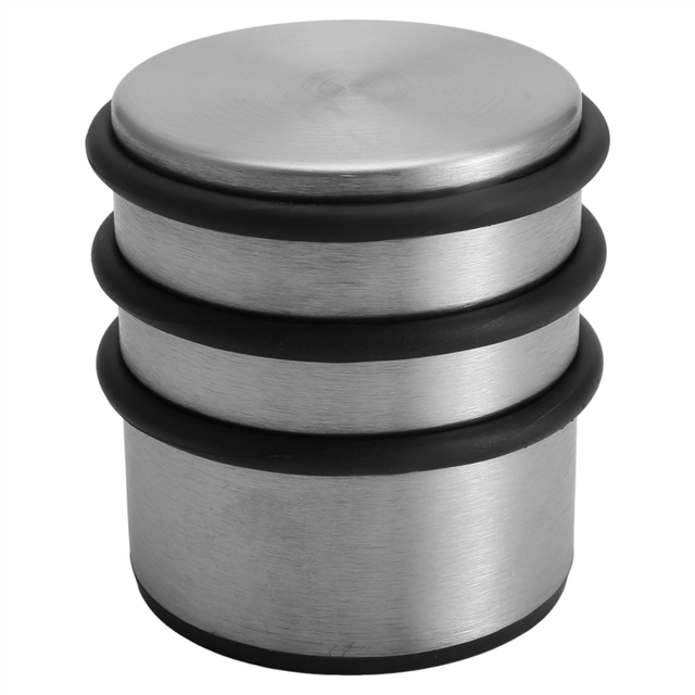 Stainless Steel Door Stopper, Household Anti-Collision Stop, Perforation-Free Silent Stop
