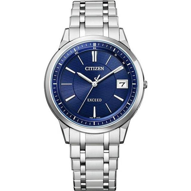 Citizen AS7150-51L ( Watch EXCEED Eco-Drive radio-controlled Thin Elegant Dress Watch) Round Watch