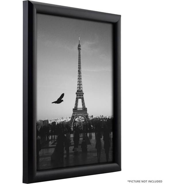 Craig Frames fw2bk0410AAC 0.765-Inch Wide Picture/Poster Frame in Smooth Finish  4 by 10-Inch  Matte Black