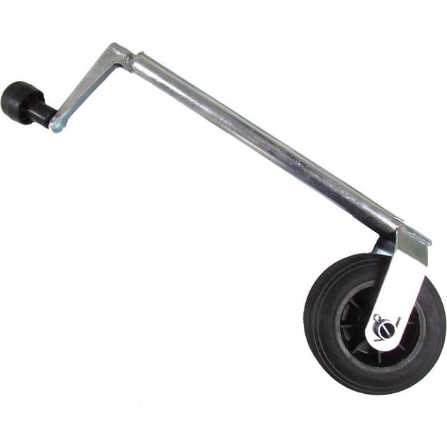 Heavy Duty Caravan Jockey Wheel 34MM (Lightweight Plastic Rim Trailer)