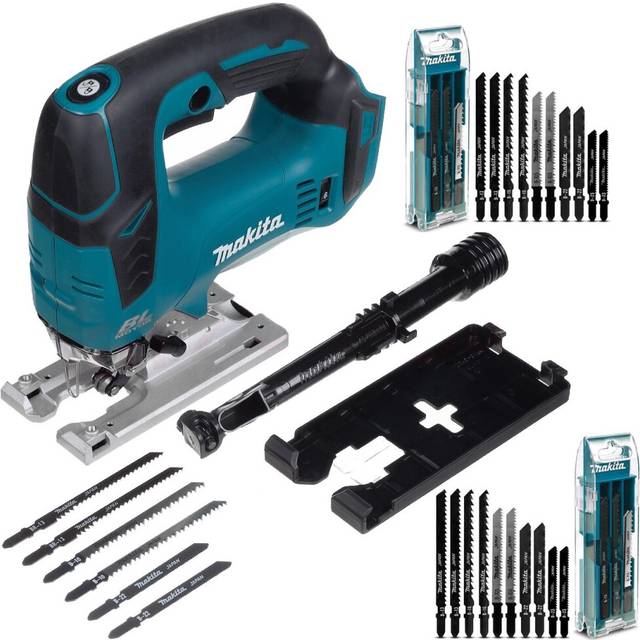 Makita DJV182Z 18v LXT Brushless DC Motor Top Handle Jigsaw Bare 26 Mixed Blades