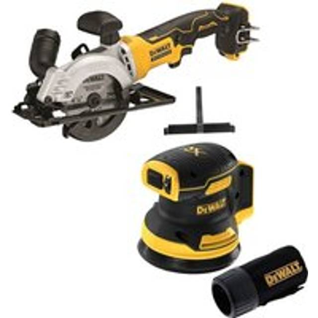 DeWalt DCS571N 18v Brushless XR 115mm Circular Saw & DCW210N Orbital Sander