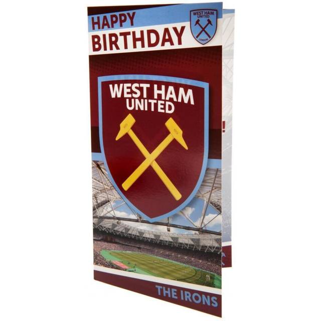 West Ham United Fc Stadium Birthday Card