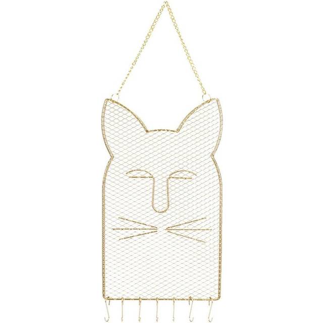 Wall Hanging Earring Organizer Metal Cat Shape Jewelry Display Rack Jewelry Display Stand Earring Holder For Wall Hanging Jewelr