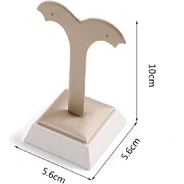 (a-Champagne M stand) Drop Earrings Hanging Display Stand Rack Organizer Jewelry Counter Ear Studs Holder Tray Shop Stall Presentation Window Showcase