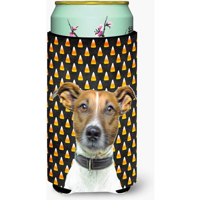 Candy Corn Halloween Jack Russell Terrier Tall Boy Beverage Insulator Hugger KJ1211TBC
