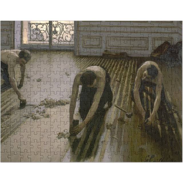 (The Floor Planers by Gustave Caillebotte=7302) Jigsaw Puzzle Wooden 300-Piece for Adults Kids Seniors- Home Decor Family Activity Game Wall Art 38x26