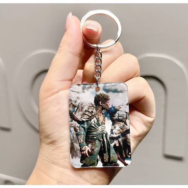 (Wukong 5) And Fun Colorful Black Myth Wukong Acrylic Keychain Perfect For Students Colleagues And Loved Ones