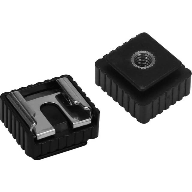 2Pcs Flash Hot Shoe Mount Adapter To 1/4 Inch Thread For Stand Tripod