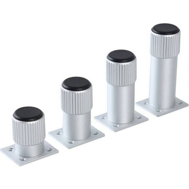 (120mm) Aluminum Alloy Cabinet Feet Adjustable Furniture Foot Bed Legs Coffee Table Fixed