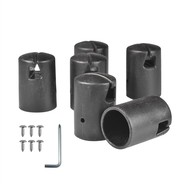 Trampoline End Caps for Net Poles, Caps, Post Housing Piston Cap Flat Steel Sheet Outer