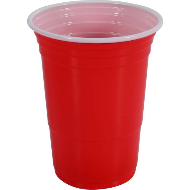 50Pcs/Set 450Ml Red Disposable Plastic Cup Party Cup Bar Restaurant