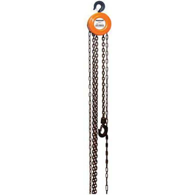 3 Tonne Hand Chain Block Hoists 3m Lift Height Weight Move Car Garage Site
