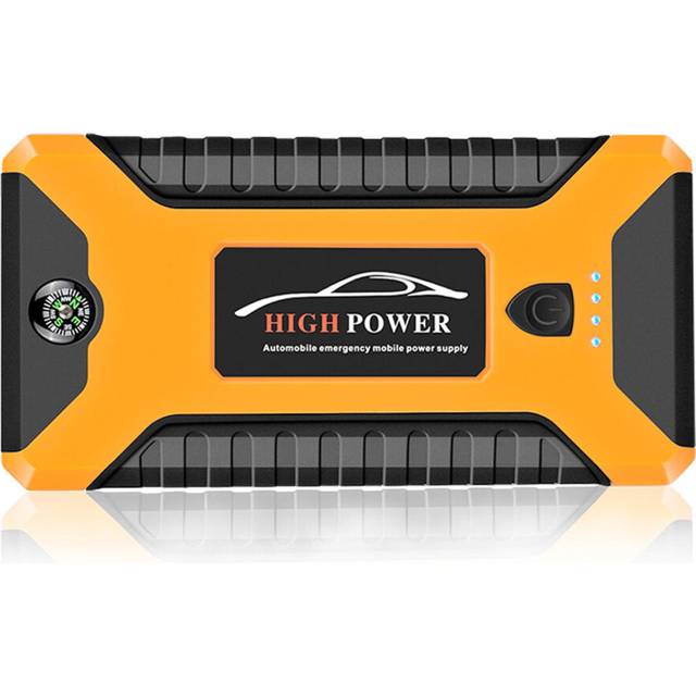 Portable Car Jump Starter 20000mAh 600A Peak Powerbank Emergency Battery Booster Digital Charger with LED Flashlight USB Port