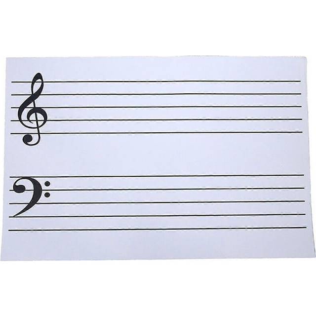 (As show, One size) Lightweight Teaching Board Staff Whiteboard Musical Note Whiteboard